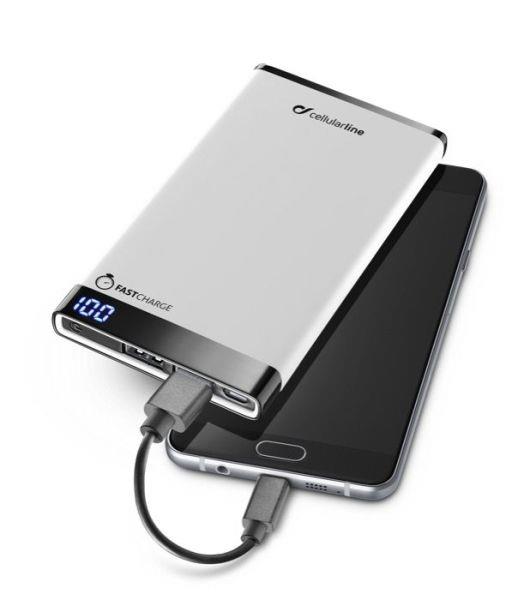 CELLULARLINE PowerBank slim 6000 mAh Cellular Line Freepower Manta 6000 bianco